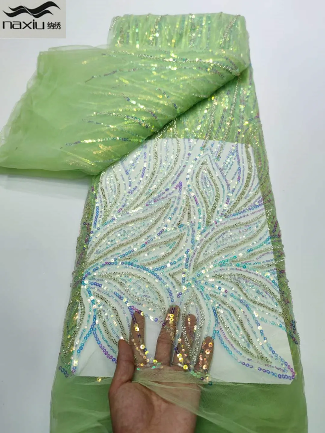 Новый дизайн, кружевная ткань Madison с бисером, Роскошные 3D бусины, кружевная вышивка, французский нигерийский тюль, кружевная ткань для свадь...
Новый дизайн, кружевная ткань Madison с бисером, Роскошные 3D бусины, кружевная вышивка, французский нигерийский тюль, кружевная ткань для свадь...