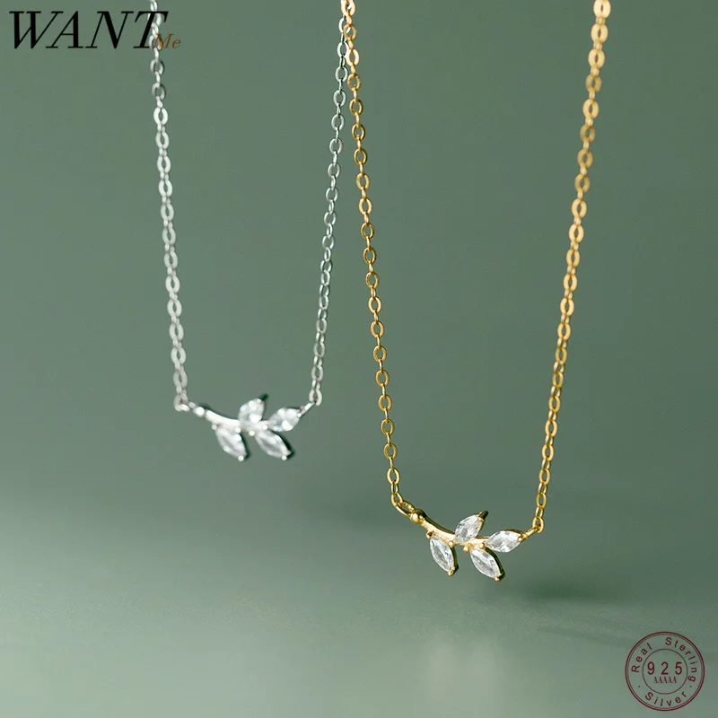 WANTME 925 Стерлинговое Серебро, романтическая подвеска в виде листа из циркония, женская мода, простое Очаровательное украшение для вечеринки
WANTME 925 Стерлинговое Серебро, романтическая подвеска в виде листа из циркония, женская мода, простое Очаровательное украшение для вечеринки