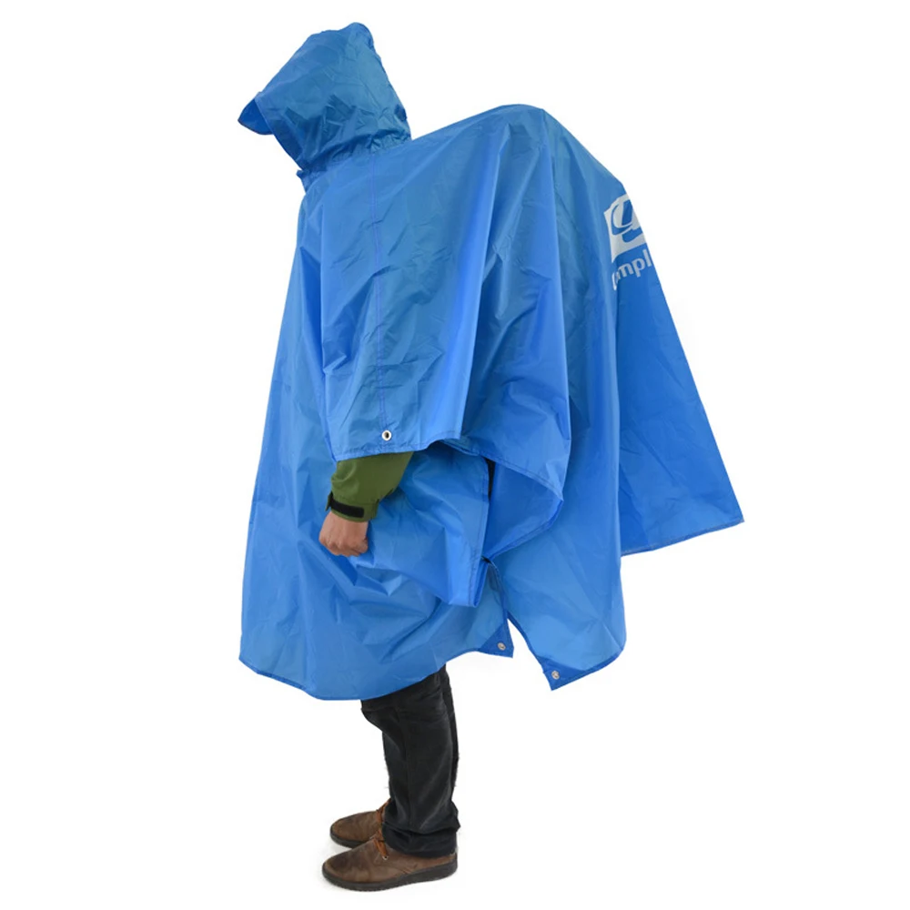 Outdoor 3-in-1 Raincoat Floor Mat Canopy Hiking Camping Windproof Rainproof Raincoat Multifunctional Polyester Raincoat 
Outdoor 3-in-1 Raincoat Floor Mat Canopy Hiking Camping Windproof Rainproof Raincoat Multifunctional Polyester Raincoat