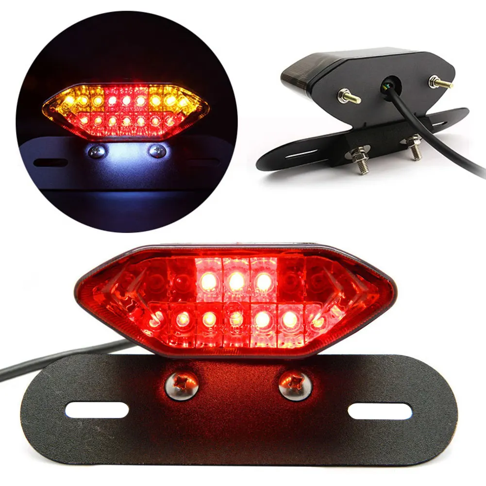 Motorcycle ATV LED Rear Tail Brake Stop Indicator Signal Lamp Universal Turn Signal Light For Dirt Bike Cruiser Buggy Etc
Motorcycle ATV LED Rear Tail Brake Stop Indicator Signal Lamp Universal Turn Signal Light For Dirt Bike Cruiser Buggy Etc