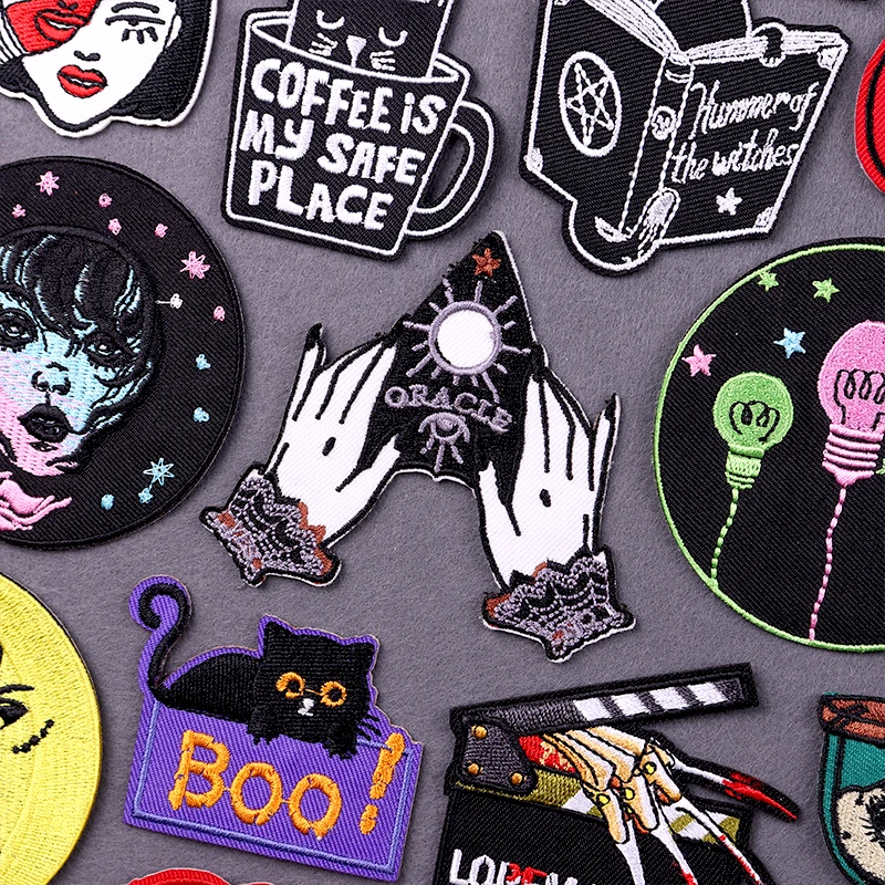 Magic Witchcraft Patch Iron On Embroidery Patches For Clothing Thermoadhesive Patches For Clothes Hip Hop Fusible Patch Badges
Magic Witchcraft Patch Iron On Embroidery Patches For Clothing Thermoadhesive Patches For Clothes Hip Hop Fusible Patch Badges