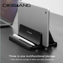 Vertical Laptop Stand Holder Adjustable Plastic Desktop Notebook Cradle Space-Saving for All MacBook/Surface/Samsung/HP/Dell