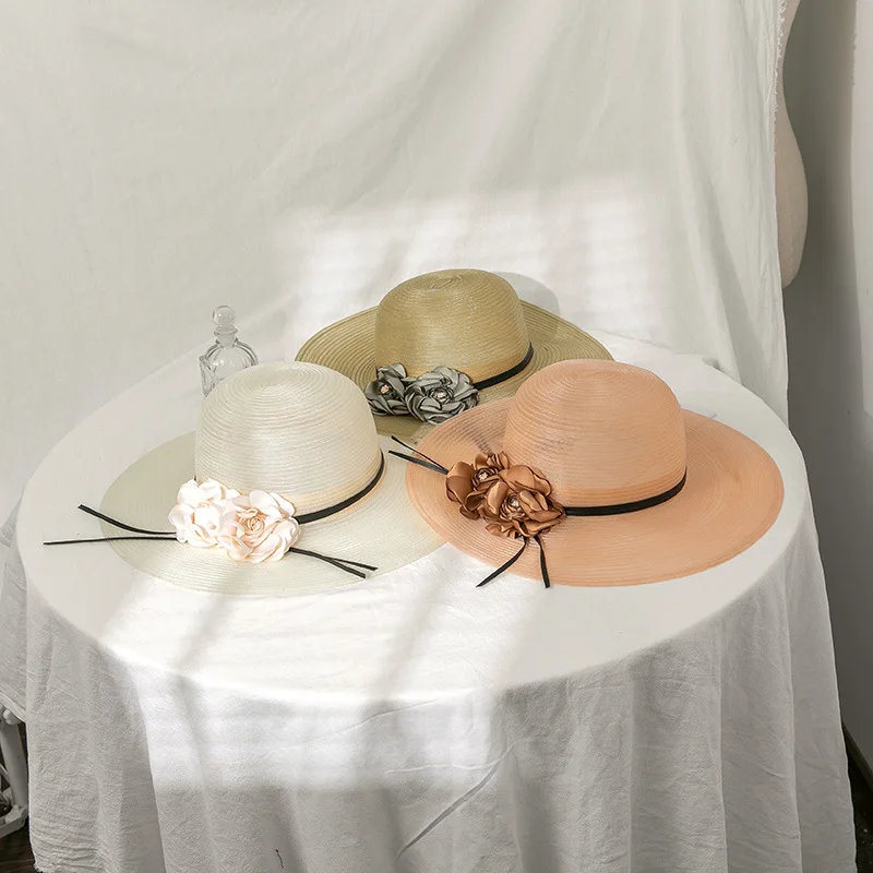 Summer Big Eaves PP Net Yarn Breathable Soft Is Prevented Bask In women's Clothing Shop Flowers Hat Sweet Fairy Hat Fashion Eleg
Summer Big Eaves PP Net Yarn Breathable Soft Is Prevented Bask In women's Clothing Shop Flowers Hat Sweet Fairy Hat Fashion Eleg