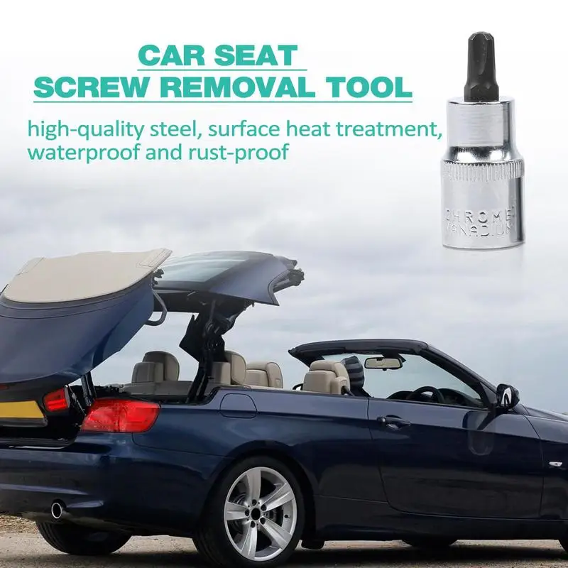 Car Seat Screw Removal Automotive Dismantle Socket Remove Tool 1/2" DR 4 Teeth For Automobile Seat Screwdriver Removal Tool
Car Seat Screw Removal Automotive Dismantle Socket Remove Tool 1/2" DR 4 Teeth For Automobile Seat Screwdriver Removal Tool