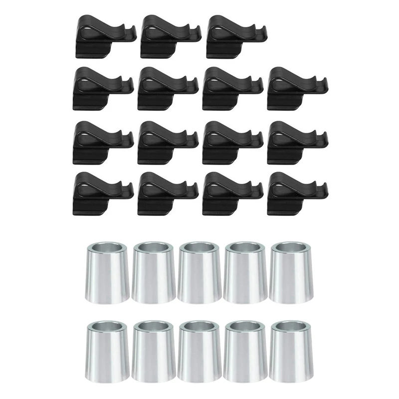 15Pcs Golf Bag Clip On Putter Clamp Holder Putting Organizer Club Ball Marker With 10 Pack .355 Golf Tip Metal Ferrules
15Pcs Golf Bag Clip On Putter Clamp Holder Putting Organizer Club Ball Marker With 10 Pack .355 Golf Tip Metal Ferrules