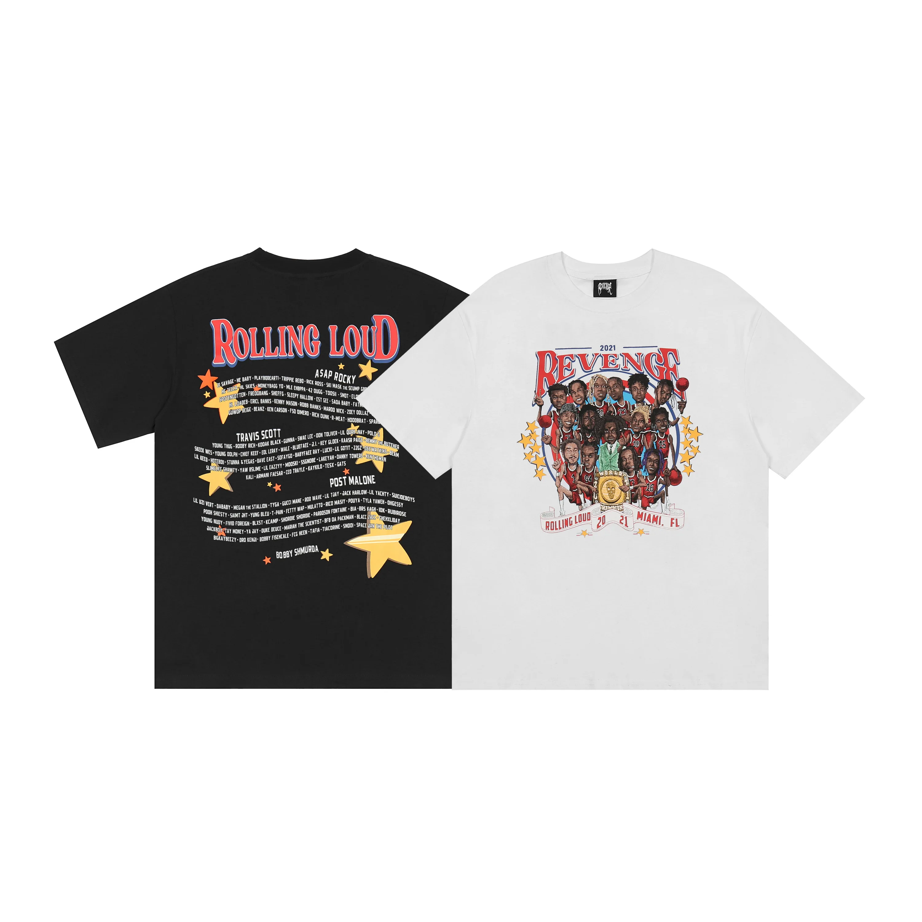 Summer revenge cartoon character print T-shirt American street tide brand loose OS men and women casual round neck T-shirt
Summer revenge cartoon character print T-shirt American street tide brand loose OS men and women casual round neck T-shirt