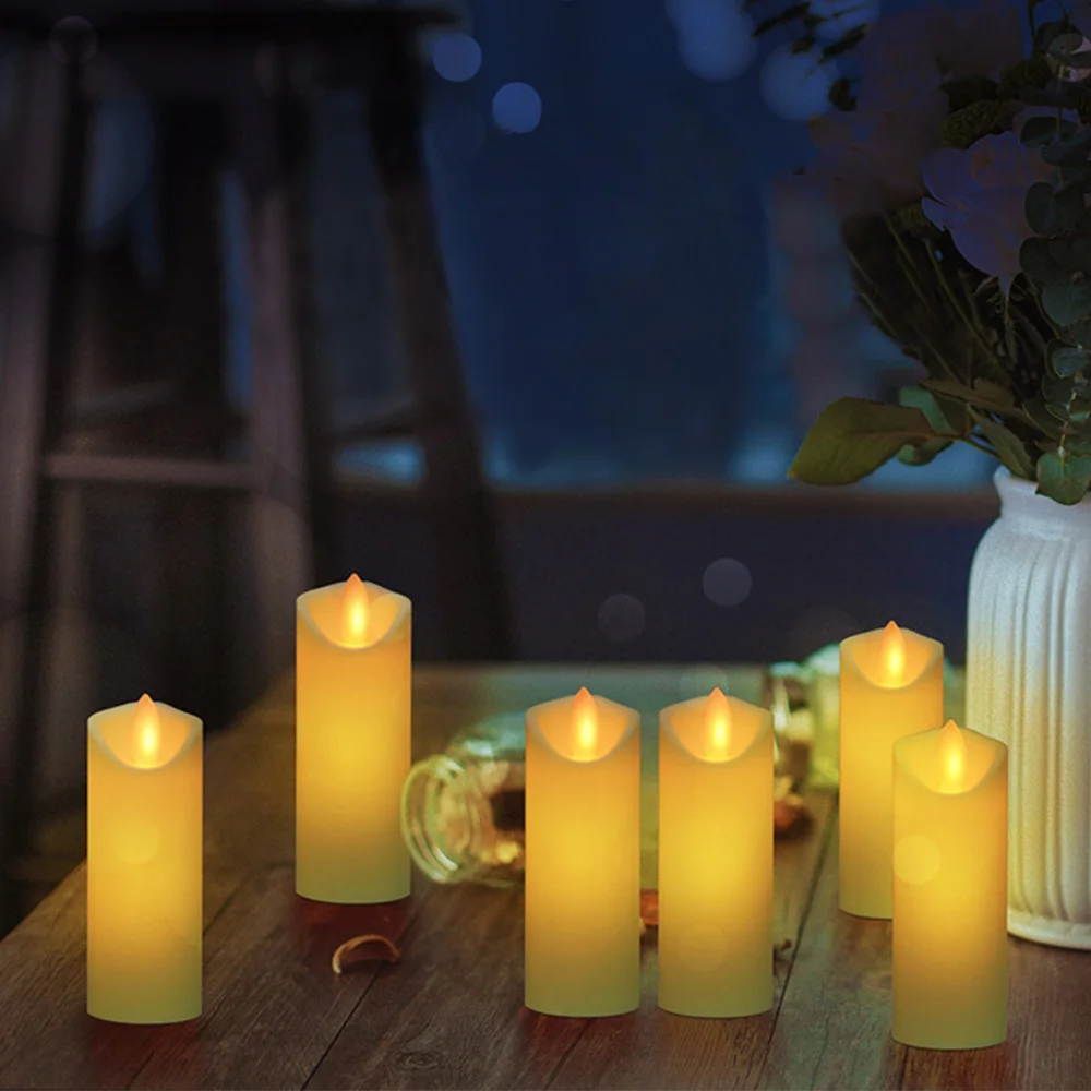 6pcs Set LED Electronic Flameless Swing Candle Candles Lights Battery Operated Party Wedding Birthday Decor Night Lamp Velas LED
6pcs Set LED Electronic Flameless Swing Candle Candles Lights Battery Operated Party Wedding Birthday Decor Night Lamp Velas LED