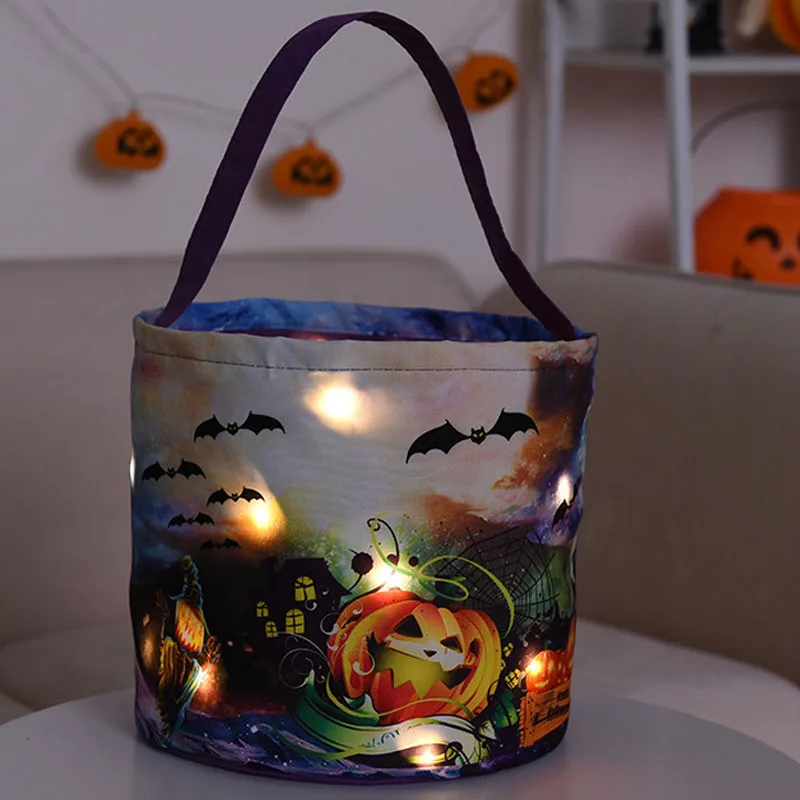 10pcs LED Light Up Glow Halloween Trick or Treat Bags for Kids Candy Large Reusable Pumpkin Tote Party Favor Bucket
10pcs LED Light Up Glow Halloween Trick or Treat Bags for Kids Candy Large Reusable Pumpkin Tote Party Favor Bucket