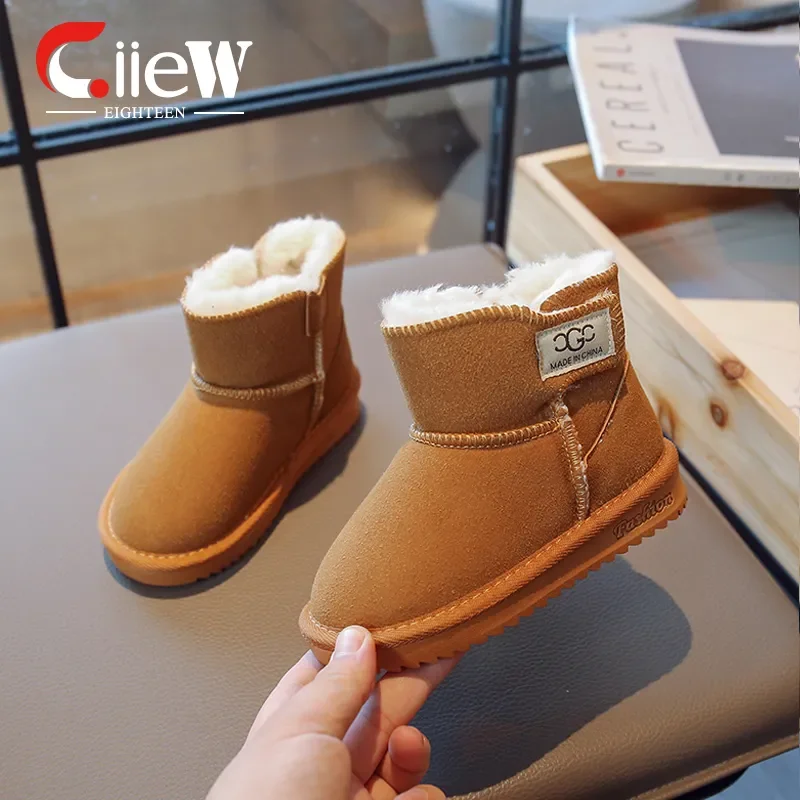 Size 23-36 Snow Boots Lovely Children's Boots for Winter Slip-On Girl Child Shoe Plush Girl Children's Shoe botas para niños
Size 23-36 Snow Boots Lovely Children's Boots for Winter Slip-On Girl Child Shoe Plush Girl Children's Shoe botas para niños