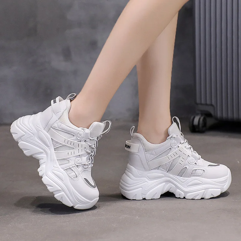 Women High Top Sneakers 2022 Spring Breathble Chunky Casual Shoes White Outdoor Thick Bottom Trend Woman Vulcanized Dad Shoe 9cm
Women High Top Sneakers 2022 Spring Breathble Chunky Casual Shoes White Outdoor Thick Bottom Trend Woman Vulcanized Dad Shoe 9cm