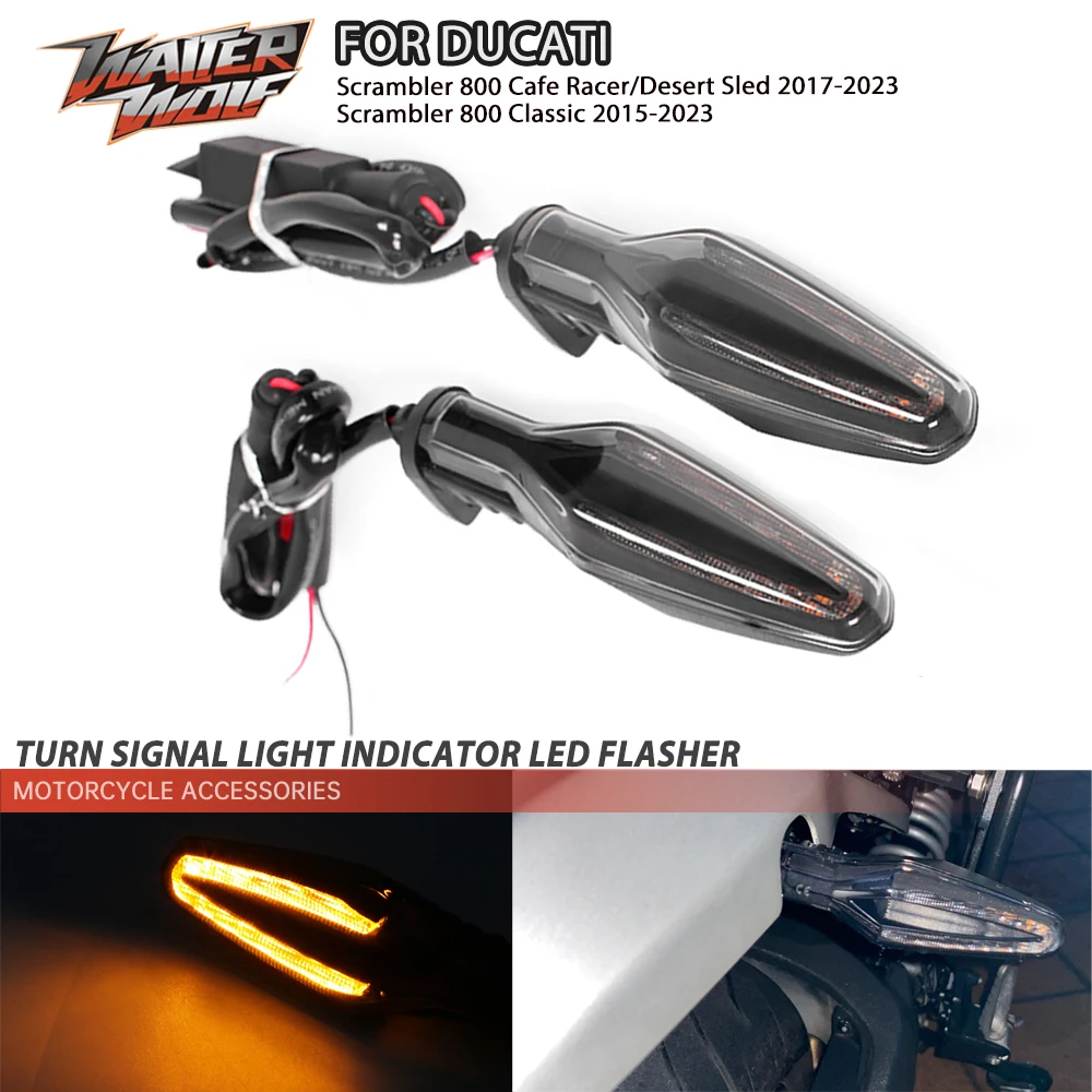 For DUCATI Scrambler 800 1100 400 Cafe Racer Classic Desert Sled lcon Turn Signal Lights Motorcycle Indicator LED Flasher Lamp
For DUCATI Scrambler 800 1100 400 Cafe Racer Classic Desert Sled lcon Turn Signal Lights Motorcycle Indicator LED Flasher Lamp