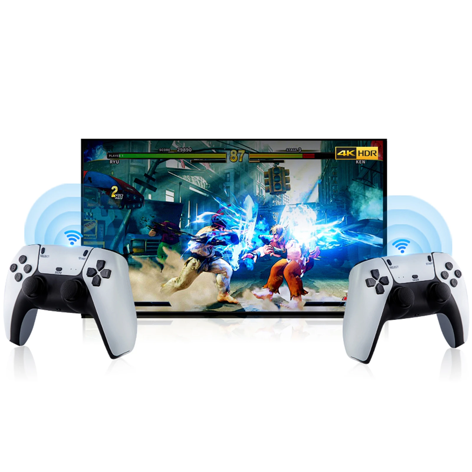 64G Retro Video Game Consoles Built-In 10 000 Games Game System With 2 Wireless Controllers For 4k HD/AV Output Gift For
64G Retro Video Game Consoles Built-In 10 000 Games Game System With 2 Wireless Controllers For 4k HD/AV Output Gift For