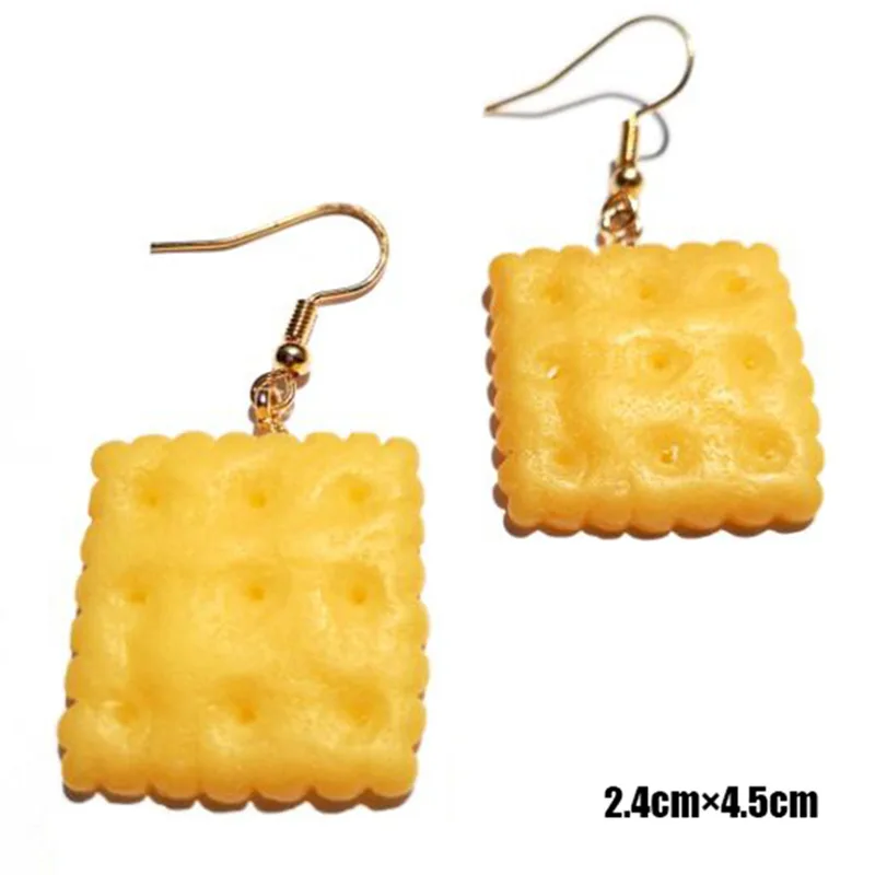 Cookie Earrings Female Food Play Handmade Exaggerated Fun Earrings Mini Funny Cute Personality Student Internet
Cookie Earrings Female Food Play Handmade Exaggerated Fun Earrings Mini Funny Cute Personality Student Internet