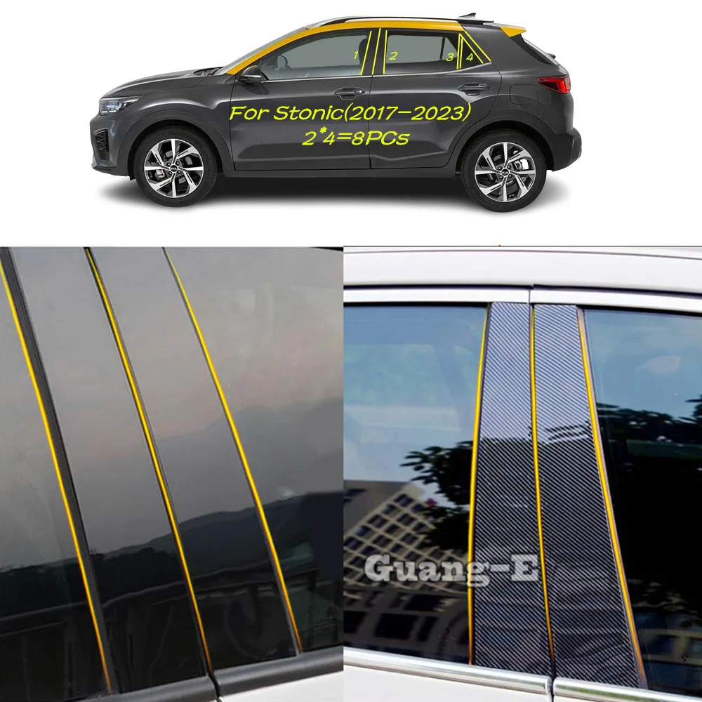 Car PC Material Pillar Post Cover Door Trim Window Molding Sticker Plate For Kia STONIC 2017 2018 2019 2020 2021 2022 2023
Car PC Material Pillar Post Cover Door Trim Window Molding Sticker Plate For Kia STONIC 2017 2018 2019 2020 2021 2022 2023