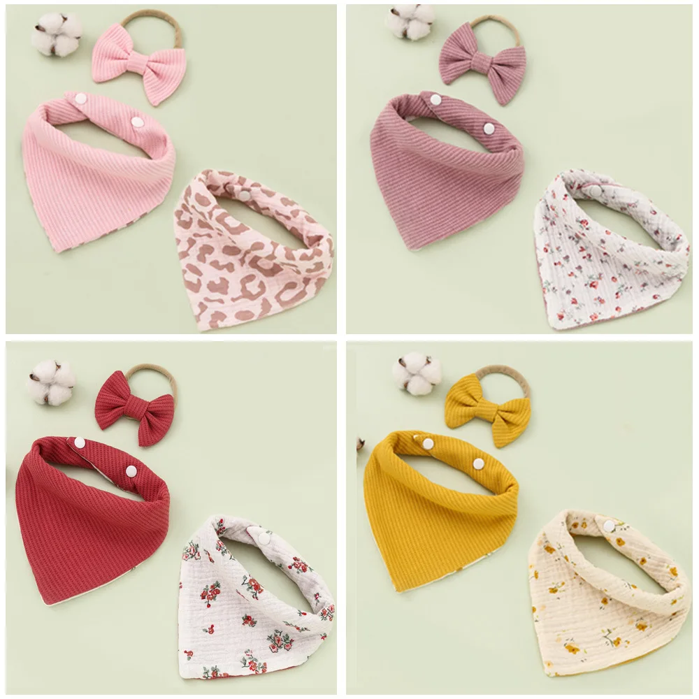 2Pcs Set Newborn Baby Bib Headband Set With Printed Cotton Gauze Burp Cloths Waffle Cloths AB Double-sided Bib Kids Accessories
2Pcs Set Newborn Baby Bib Headband Set With Printed Cotton Gauze Burp Cloths Waffle Cloths AB Double-sided Bib Kids Accessories