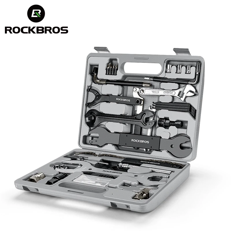 ROCKBROS Bicycle Tools Sets Box Cycling Tools Professional Bike Multifunction Bicycle Repair Tools Key Set Cycling Tools
ROCKBROS Bicycle Tools Sets Box Cycling Tools Professional Bike Multifunction Bicycle Repair Tools Key Set Cycling Tools