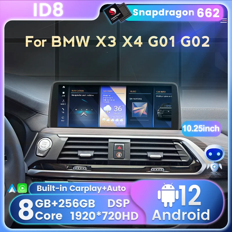 андроид12 автомагнитола For BMW X3 X4 G01 G02 EVO System Штатная магнитола GPS-навигация android мультимедиа автомобиля головное устройство Встроенный беспроводной carplay android auto до 8-ЯДЕР, до 8 + 256ГБ
андроид12 автомагнитола For BMW X3 X4 G01 G02 EVO System Штатная магнитола GPS-навигация android мультимедиа автомобиля головное устройство Встроенный беспроводной carplay android auto до 8-ЯДЕР, до 8 + 256ГБ