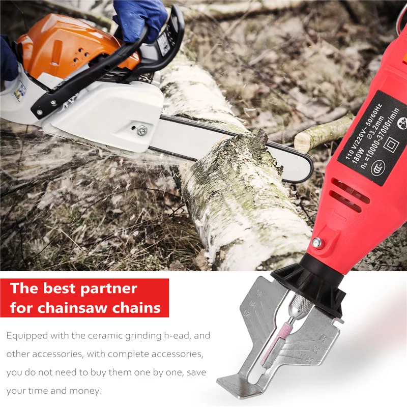 Handheld Electric Chainsaw Sharpening Kit Electric Grinder Sharpening Chainsaw Chain Mill Grinder Fast Grinding Tool Machine
Handheld Electric Chainsaw Sharpening Kit Electric Grinder Sharpening Chainsaw Chain Mill Grinder Fast Grinding Tool Machine