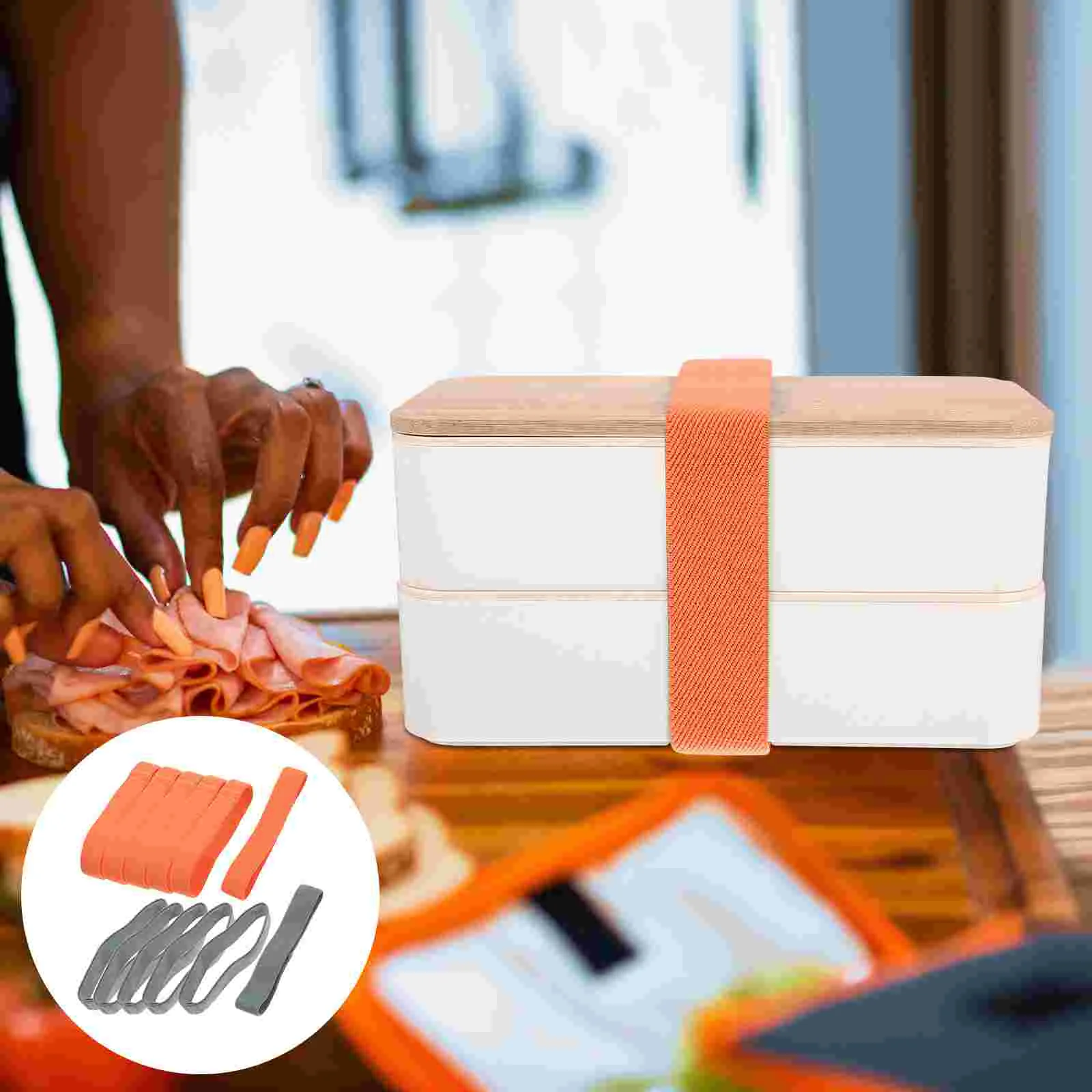 Box Bento Strap Lunch Straps Band Elastic Container Bands Lunchbox Fixing Belt Sealing Replacement Fixed Holder Outdoor Boxes
Box Bento Strap Lunch Straps Band Elastic Container Bands Lunchbox Fixing Belt Sealing Replacement Fixed Holder Outdoor Boxes