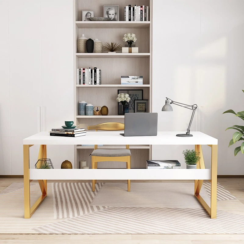 Nordic Simple Light Luxury Iron Solid Wood Computer Desk Modern Home Desk Writing Desk
Nordic Simple Light Luxury Iron Solid Wood Computer Desk Modern Home Desk Writing Desk