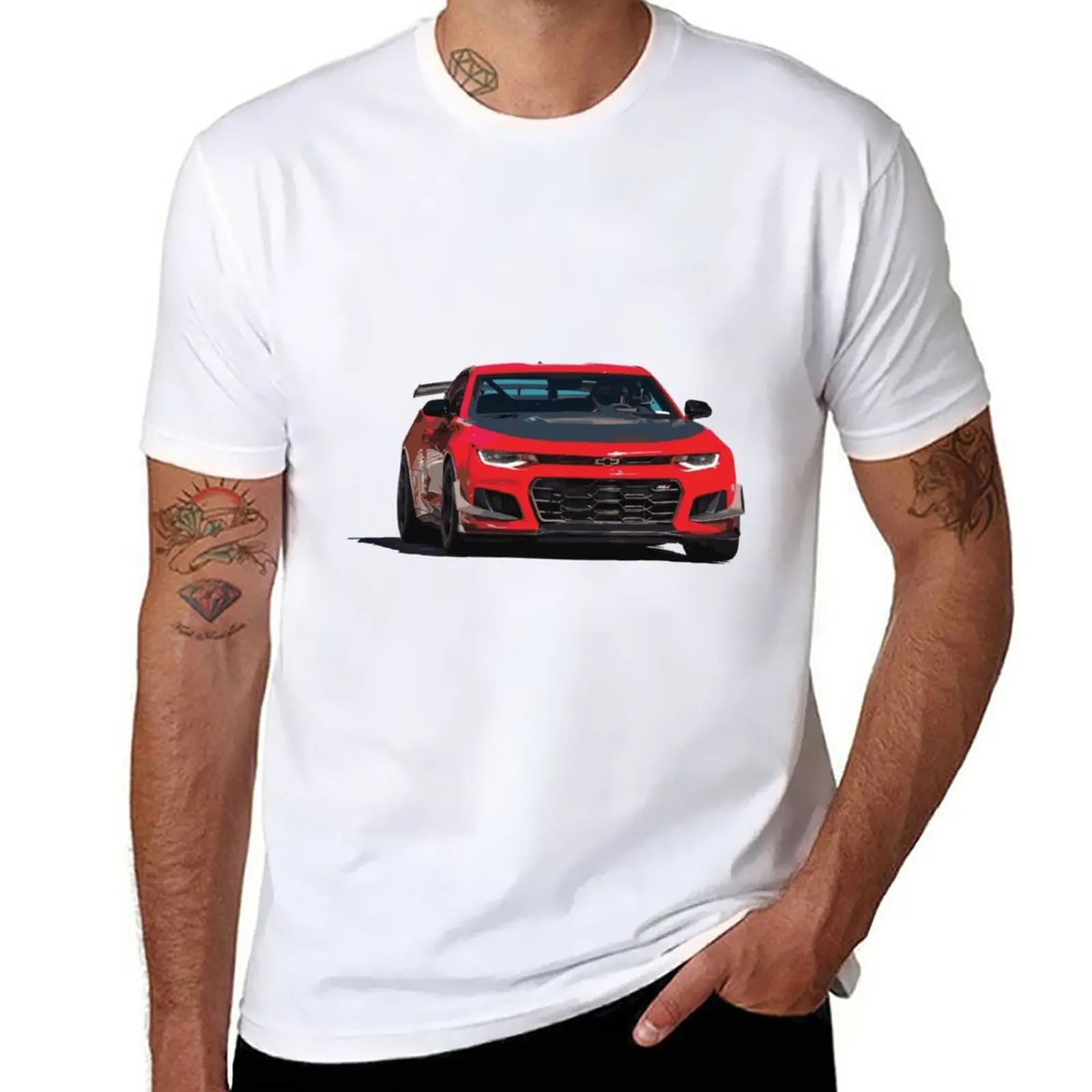 Новинка футболка Camaro ZL1 1LE футболки с графическим рисунком эстетическая одежда в