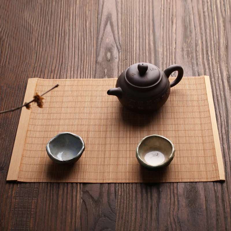 Natural Bamboo Table Mat Japanese Style Tea Dining Hot Insulated Table Runner Natural Woven Placemat Coaster Cup Pad
Natural Bamboo Table Mat Japanese Style Tea Dining Hot Insulated Table Runner Natural Woven Placemat Coaster Cup Pad