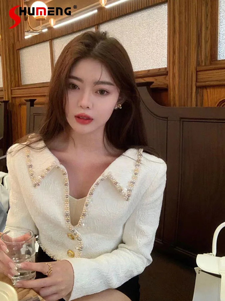 Early Autumn 2022 New Fashion Elegant High-grade Short Coat Women's Korean-Style Simple Office Lady Solid Polo Collar Jacket
Early Autumn 2022 New Fashion Elegant High-grade Short Coat Women's Korean-Style Simple Office Lady Solid Polo Collar Jacket