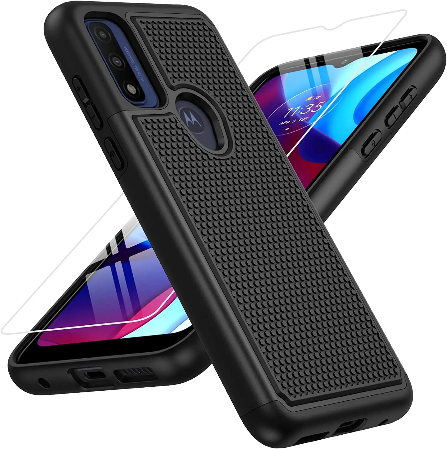 VOMA Protective covers for smartphones Moto G Pure Case: Dual Layer Protective Heavy Duty Cell Phone Cover
VOMA Protective covers for smartphones Moto G Pure Case: Dual Layer Protective Heavy Duty Cell Phone Cover