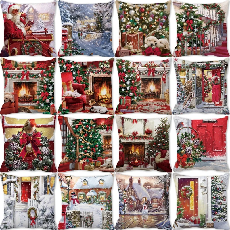 45cm Merry Christmas Cushion Cover Pillowcase Christmas Decorations For Home Decor Christmas Ornaments New Year Accessories
45cm Merry Christmas Cushion Cover Pillowcase Christmas Decorations For Home Decor Christmas Ornaments New Year Accessories