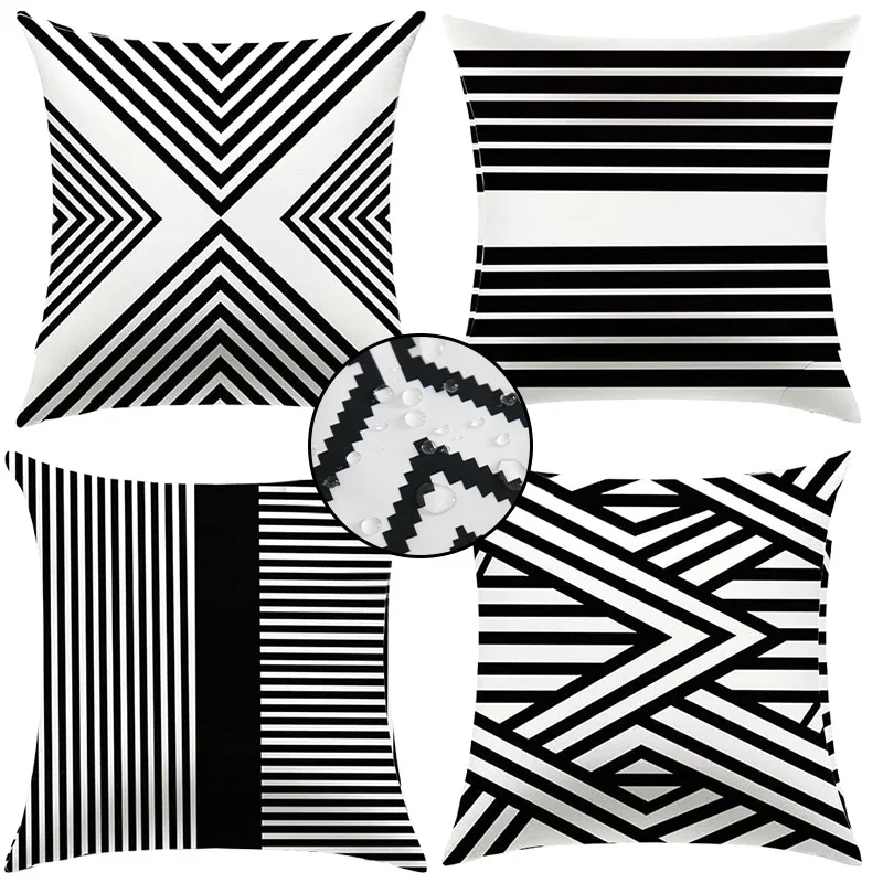 European Sofa Cushion Cover Simple Stripe Abstract Waterproof Embrace Pillowcase Double-sided Pattern Pillow Cushion Cover
European Sofa Cushion Cover Simple Stripe Abstract Waterproof Embrace Pillowcase Double-sided Pattern Pillow Cushion Cover