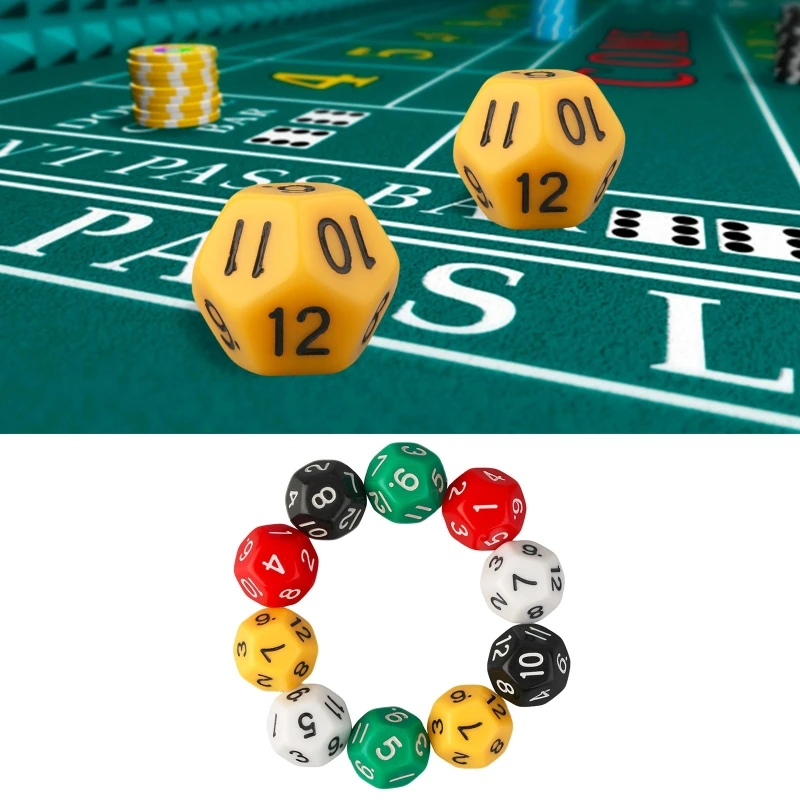 10Pcs/Set Multifaceted Number Colorful Acrylic Dices Party Family DIY Board Game
10Pcs/Set Multifaceted Number Colorful Acrylic Dices Party Family DIY Board Game
