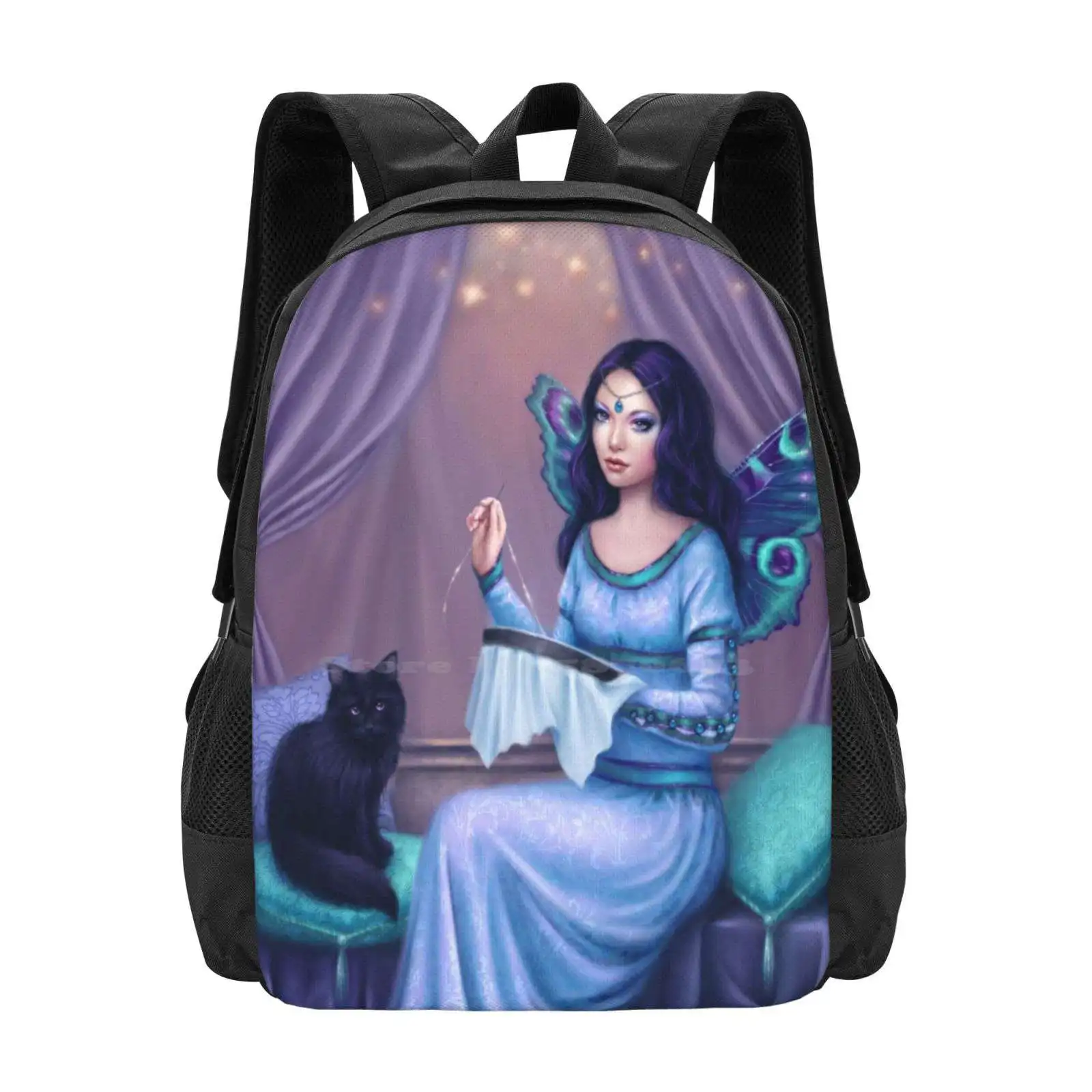Ariadne Fairy Teen College Student Backpack Pattern Design Bags Fairy Fantasy Butterfly Peacock Cat Sewing Embroidery Purple
Ariadne Fairy Teen College Student Backpack Pattern Design Bags Fairy Fantasy Butterfly Peacock Cat Sewing Embroidery Purple