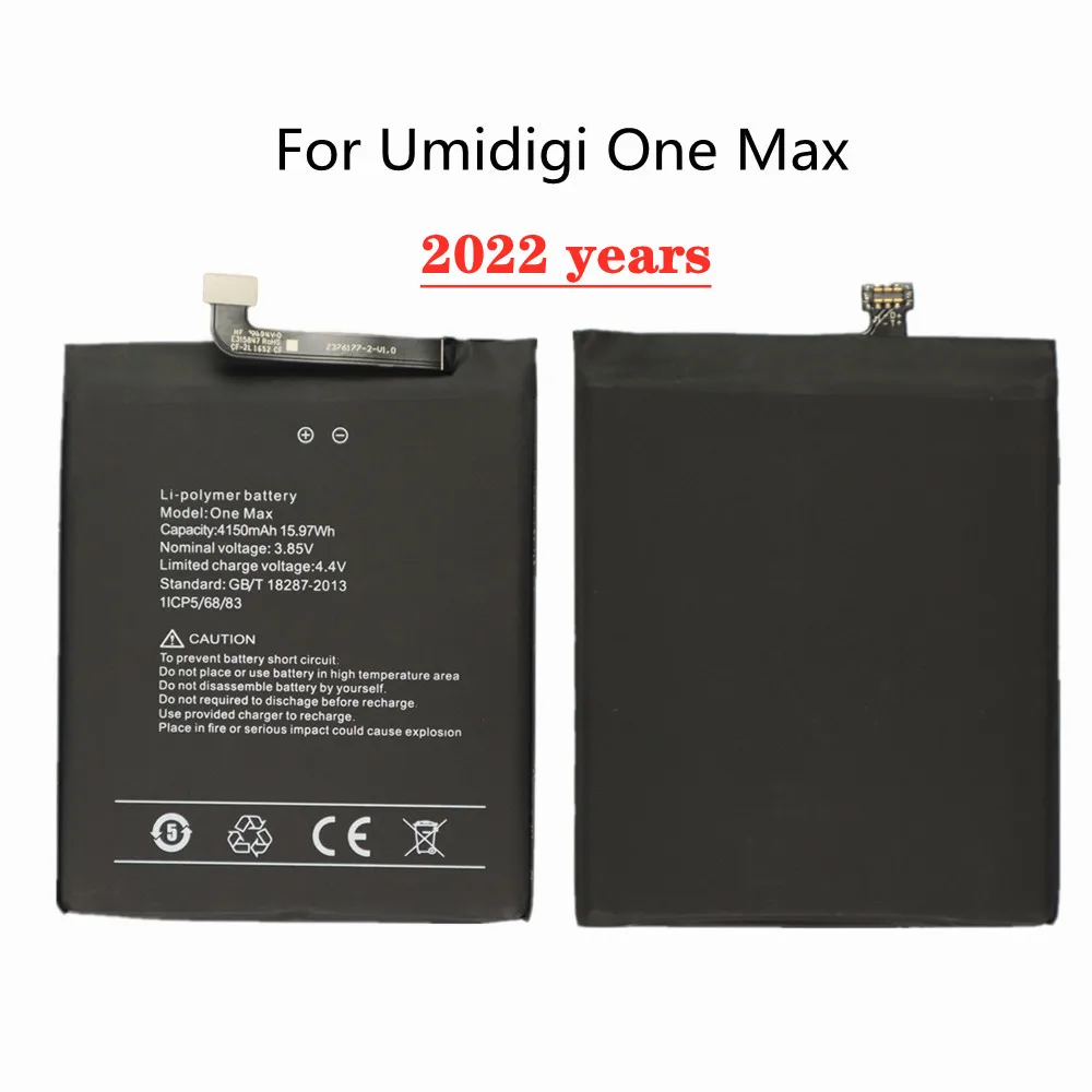 2022 years 100% New Original UMI Battery For Umidigi One Max 4150mAh 6.3inch MTK6763 Mobile phone Bateria In Stock
2022 years 100% New Original UMI Battery For Umidigi One Max 4150mAh 6.3inch MTK6763 Mobile phone Bateria In Stock