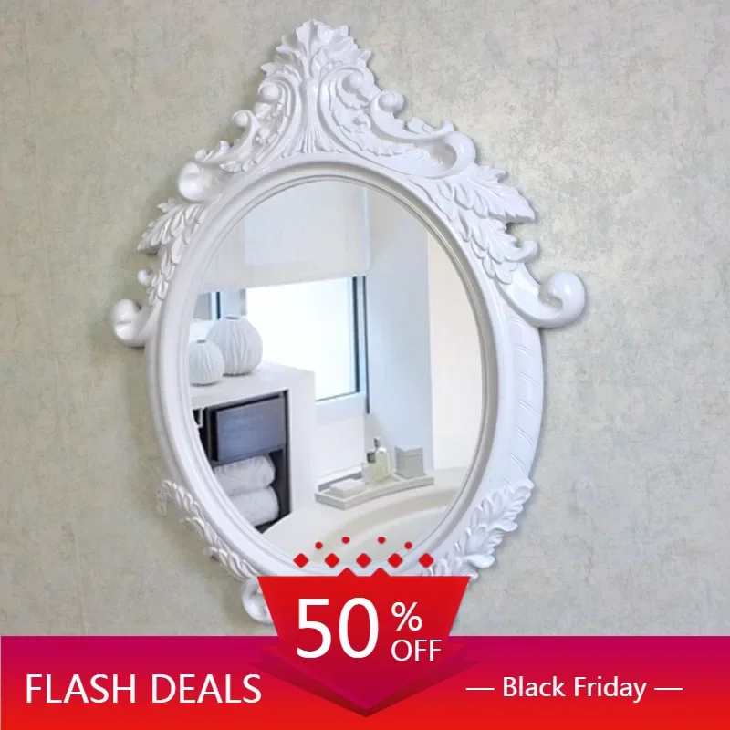 Aesthetic Wall Mirror Bathroom Luxury Round Long Cute Mirror Nordic Girls Toilet Makeup Espelhos Decorativos Decoration Home
Aesthetic Wall Mirror Bathroom Luxury Round Long Cute Mirror Nordic Girls Toilet Makeup Espelhos Decorativos Decoration Home