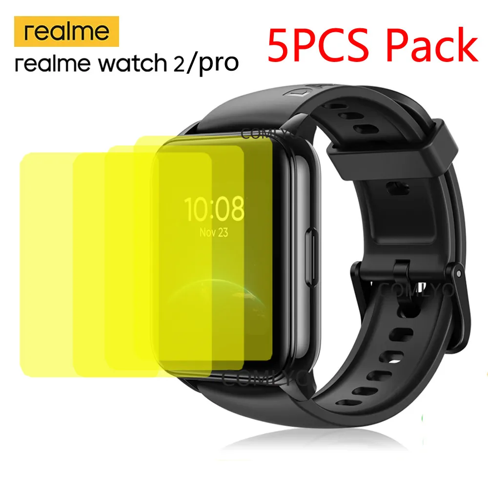 5PCS Pack Soft Film For Realme watch 2 /realme watch2 pro Screen Protector Film Ultra Thin Full Cover HD TPU HD Scratch Resistan
5PCS Pack Soft Film For Realme watch 2 /realme watch2 pro Screen Protector Film Ultra Thin Full Cover HD TPU HD Scratch Resistan