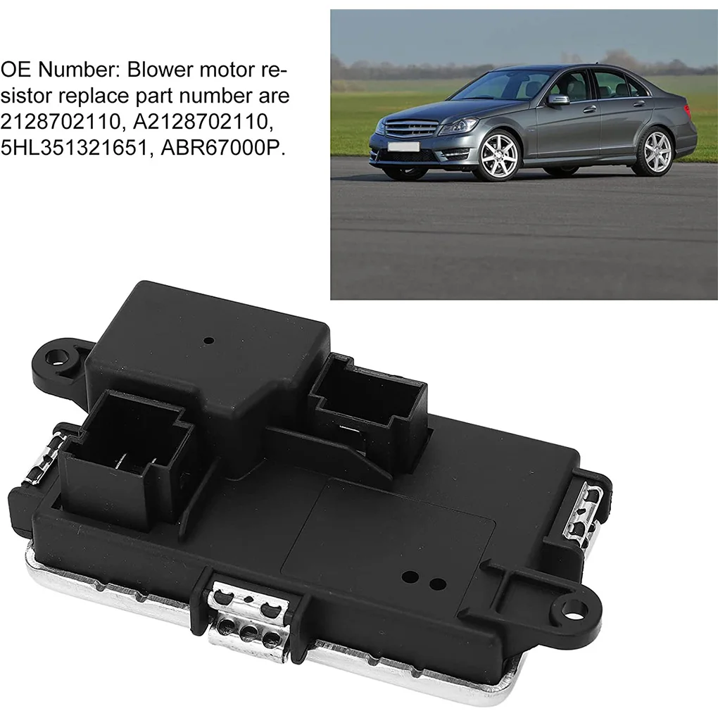 Blower Motor Resistor Car Air Conditioner Heating Module 2128702110 A2128702110 700045N Replacement for C-Class
Blower Motor Resistor Car Air Conditioner Heating Module 2128702110 A2128702110 700045N Replacement for C-Class
