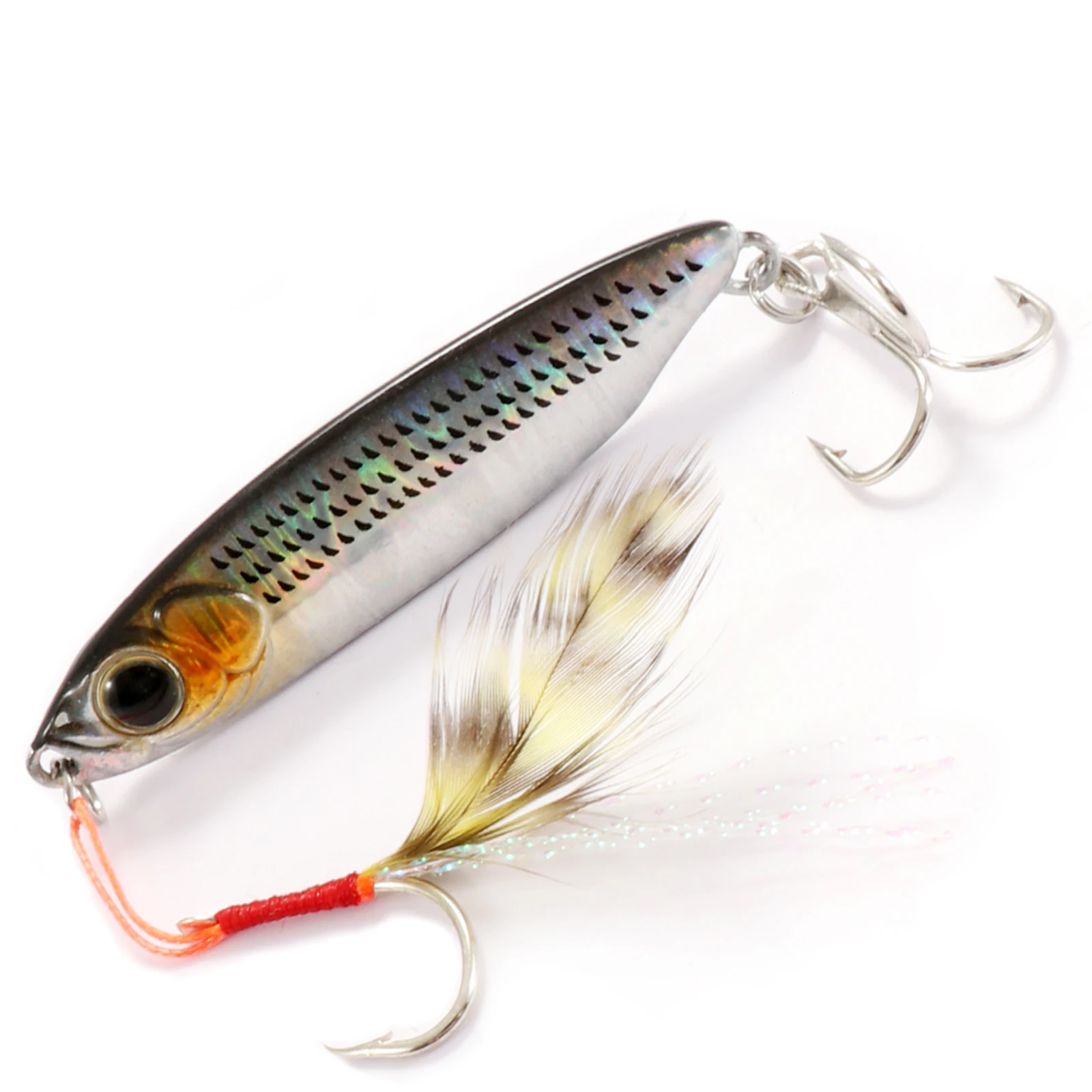 Feather Fishing Lures Carbon Metal Colorful Swimbait Spinning Spoon Artificial Baits Bass Hook of Minnow Sinking Casting Tackle
Feather Fishing Lures Carbon Metal Colorful Swimbait Spinning Spoon Artificial Baits Bass Hook of Minnow Sinking Casting Tackle