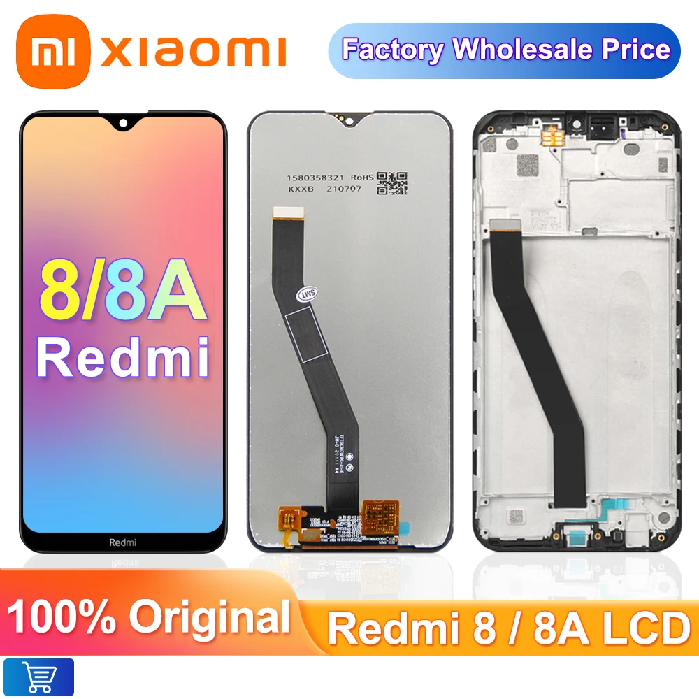 Оригинальный дисплей Redmi 8 / Redmi 8A 6,22 дюйма, сенсорный экран Xiaomi Redmi8 M1908C3IC для Redmi8A MZB8458IN, сменный ЖК-дисплей
Оригинальный дисплей Redmi 8 / Redmi 8A 6,22 дюйма, сенсорный экран Xiaomi Redmi8 M1908C3IC для Redmi8A MZB8458IN, сменный ЖК-дисплей