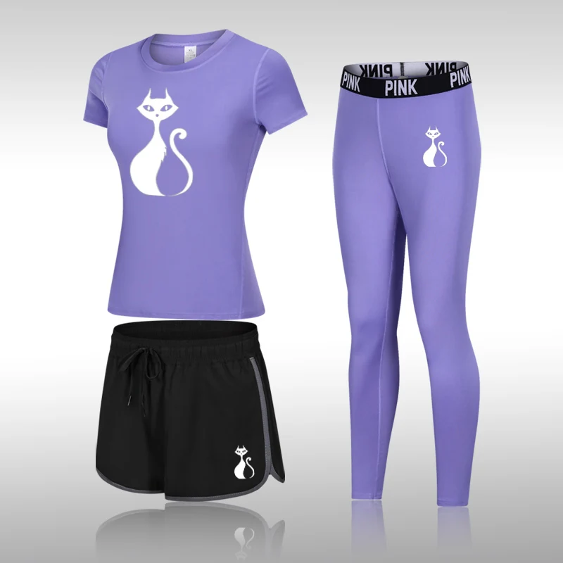 Women's Workout Tracksuit Running Gym Clothing Female Yoga Sets For Fitness T-shirt+Shorts+Leggings Long Sleeve Sportswear Pants
Women's Workout Tracksuit Running Gym Clothing Female Yoga Sets For Fitness T-shirt+Shorts+Leggings Long Sleeve Sportswear Pants