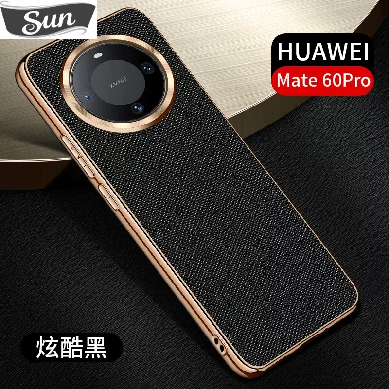 For Huawei Mate 60 Pro Case Luxury Leather Colorful Skin-Friendly Electroplated Shockproof Protection Hard Back Case Accessories
For Huawei Mate 60 Pro Case Luxury Leather Colorful Skin-Friendly Electroplated Shockproof Protection Hard Back Case Accessories