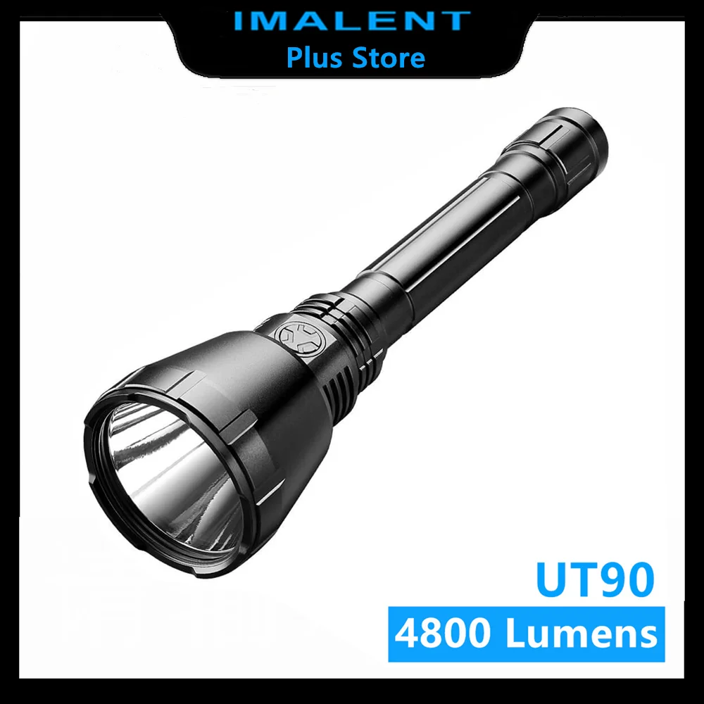 IMALENT UT90 LED Tactical Flashlight Self Defense Camping Outdoor Lighting 4800LM Weapon Powerful Flashlight Lantern For Hunting
IMALENT UT90 LED Tactical Flashlight Self Defense Camping Outdoor Lighting 4800LM Weapon Powerful Flashlight Lantern For Hunting