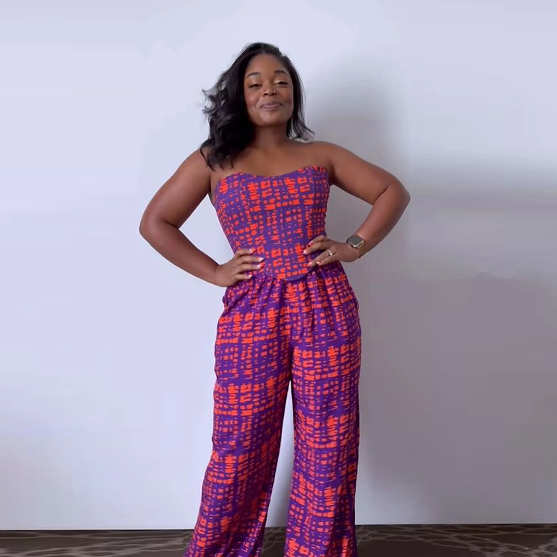 LKF Elegant Casual Pants Two Piece Fitted Print Plaid Bra Off Shoulder Fish Bone Waist Set
LKF Elegant Casual Pants Two Piece Fitted Print Plaid Bra Off Shoulder Fish Bone Waist Set