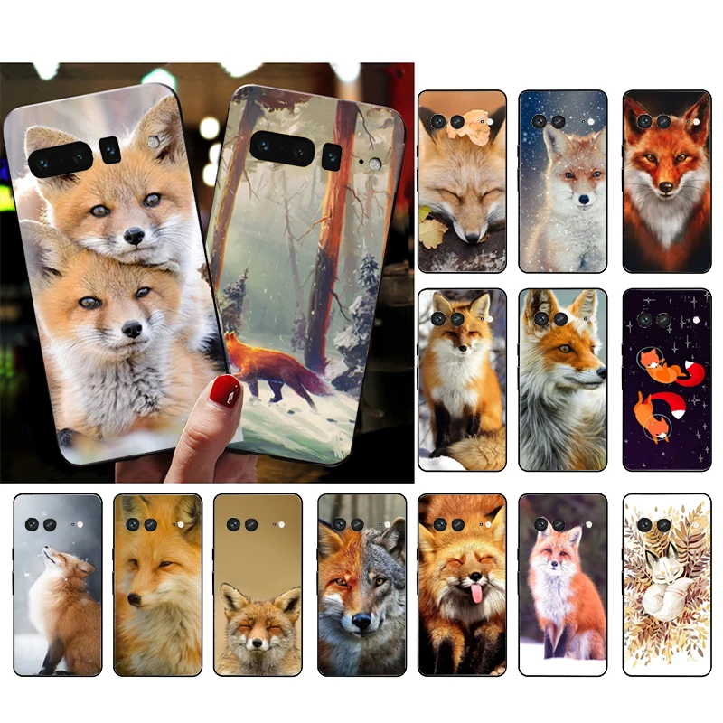 

Phone Case for Google Pixel 7 Pro 7 6A 6 Pro 5A 4A 3A Pixel 4 XL Pixel 5 6 4 3 XL 3A XL 2 XL Fox Fox Case Funda