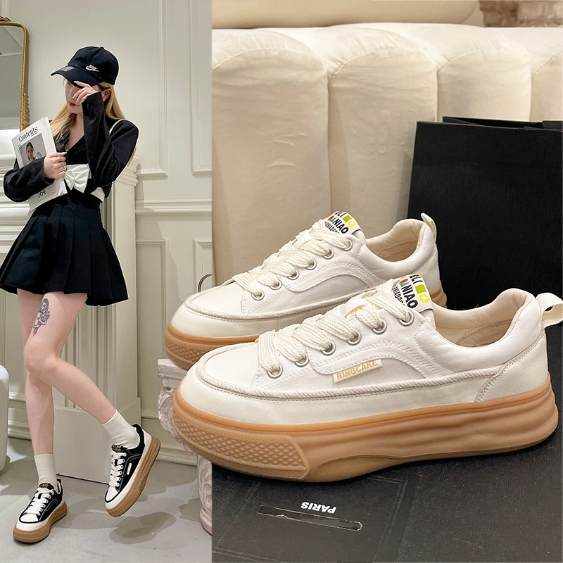 SUNNYS Plaid Women Platform Sneakers Flat Casual Vulcanize Basket Femme Sports Shoes Spring Tennis Female Kawaii Harajuku Korean
SUNNYS Plaid Women Platform Sneakers Flat Casual Vulcanize Basket Femme Sports Shoes Spring Tennis Female Kawaii Harajuku Korean