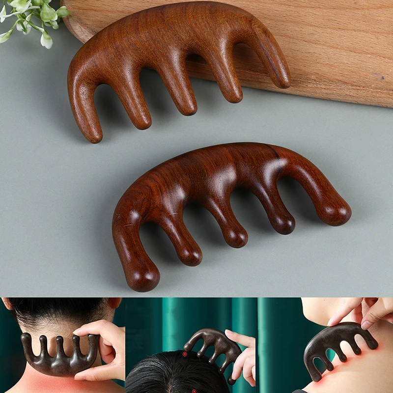 Meridian Massage Comb Five-Tooth Handleless Wooden Point Acupuncture Head Comb Wide-Tooth Sandalwood Comb Massage Head Care Tool
Meridian Massage Comb Five-Tooth Handleless Wooden Point Acupuncture Head Comb Wide-Tooth Sandalwood Comb Massage Head Care Tool
