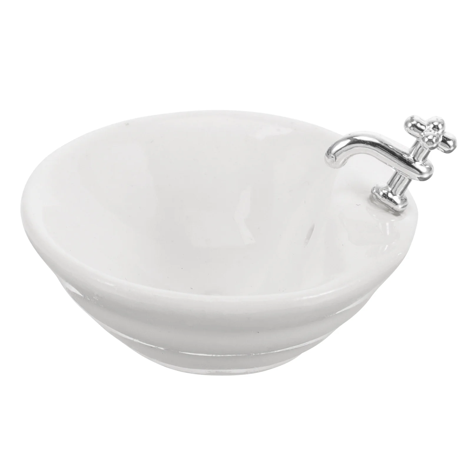 Miniature Ceramic Sink Decoration House Bathroom Wash Basin Furniture Adornment Ceramics 
Miniature Ceramic Sink Decoration House Bathroom Wash Basin Furniture Adornment Ceramics