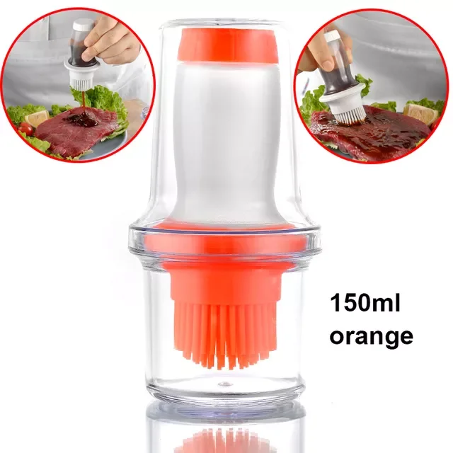 Oil Sauce Spice Bottle Oil Dispenser With Silicone Brush For Cooking Baking BBQ Seasoning Kitchen Food Grade Oil Can
Oil Sauce Spice Bottle Oil Dispenser With Silicone Brush For Cooking Baking BBQ Seasoning Kitchen Food Grade Oil Can