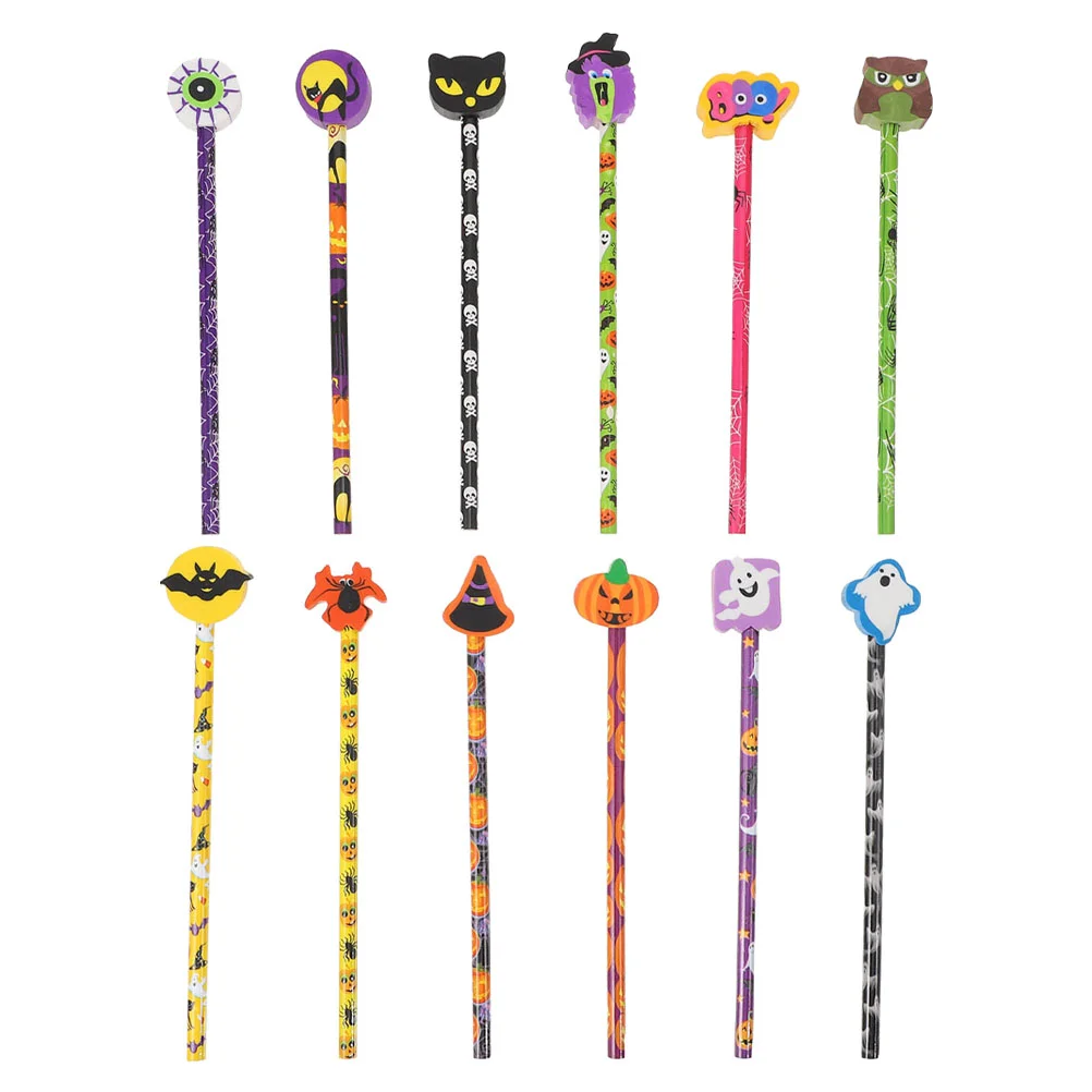 12 Pcs Halloween Party Pencils Kids Adorable Wooden Cartoon Erasers School Writing Drawing Cool
12 Pcs Halloween Party Pencils Kids Adorable Wooden Cartoon Erasers School Writing Drawing Cool