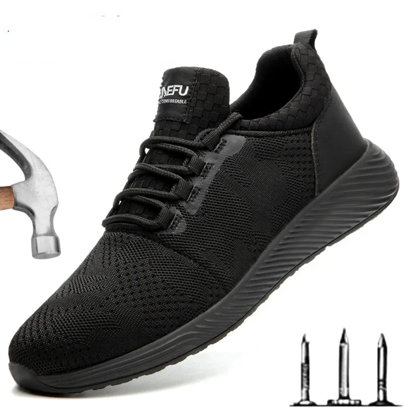 

Легкая дышащая защитная обувь со стальным носком, защита от ударов, защита от пирсинга, изоляция, рабочая безопасная обувь, защитная обувь