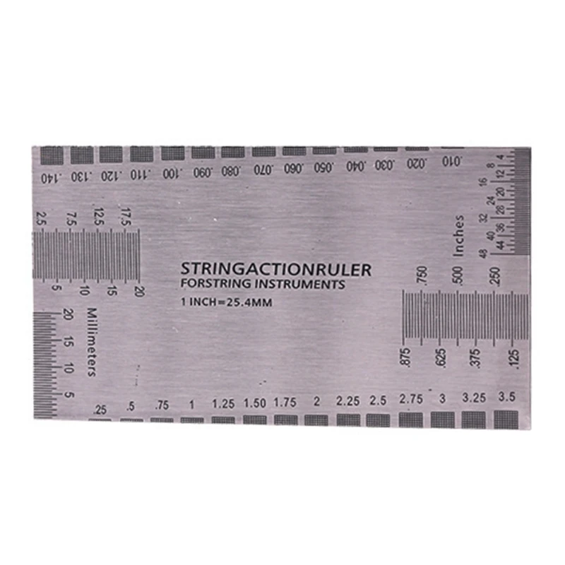 Guitar Measuring Ruler String Action Gauge String Pitch Ruler for Bass Classical Electric Acoustic Guitar Tools Measuring Rulers
Guitar Measuring Ruler String Action Gauge String Pitch Ruler for Bass Classical Electric Acoustic Guitar Tools Measuring Rulers